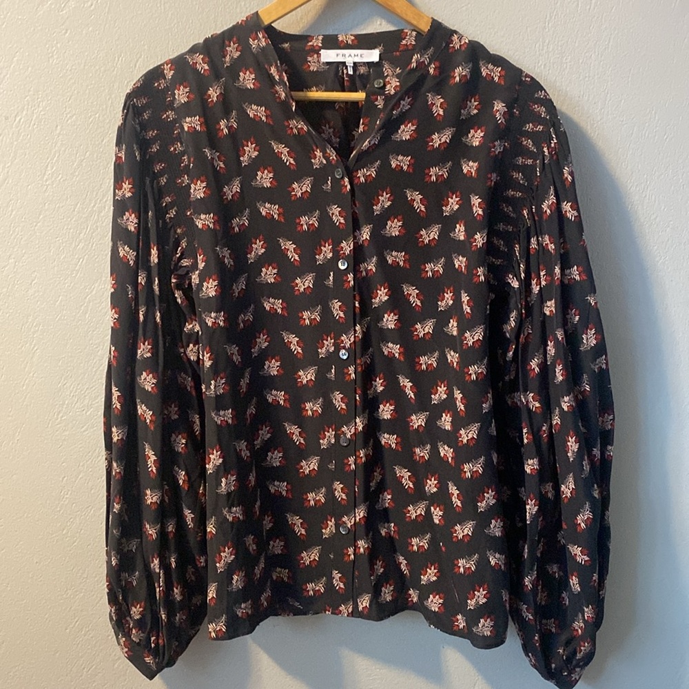 Frame Silk Blouse